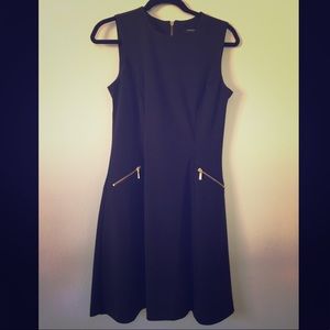 Little black dress Size 2 *Like New* Gold detail
